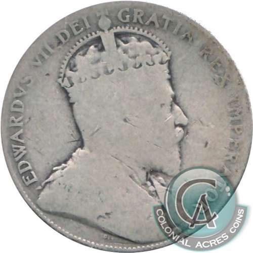 1907 Canada 50-cents About Good (AG3)