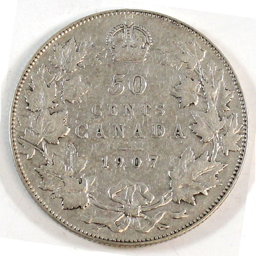 1907 Canada 50-cents Very Fine (VF20) $