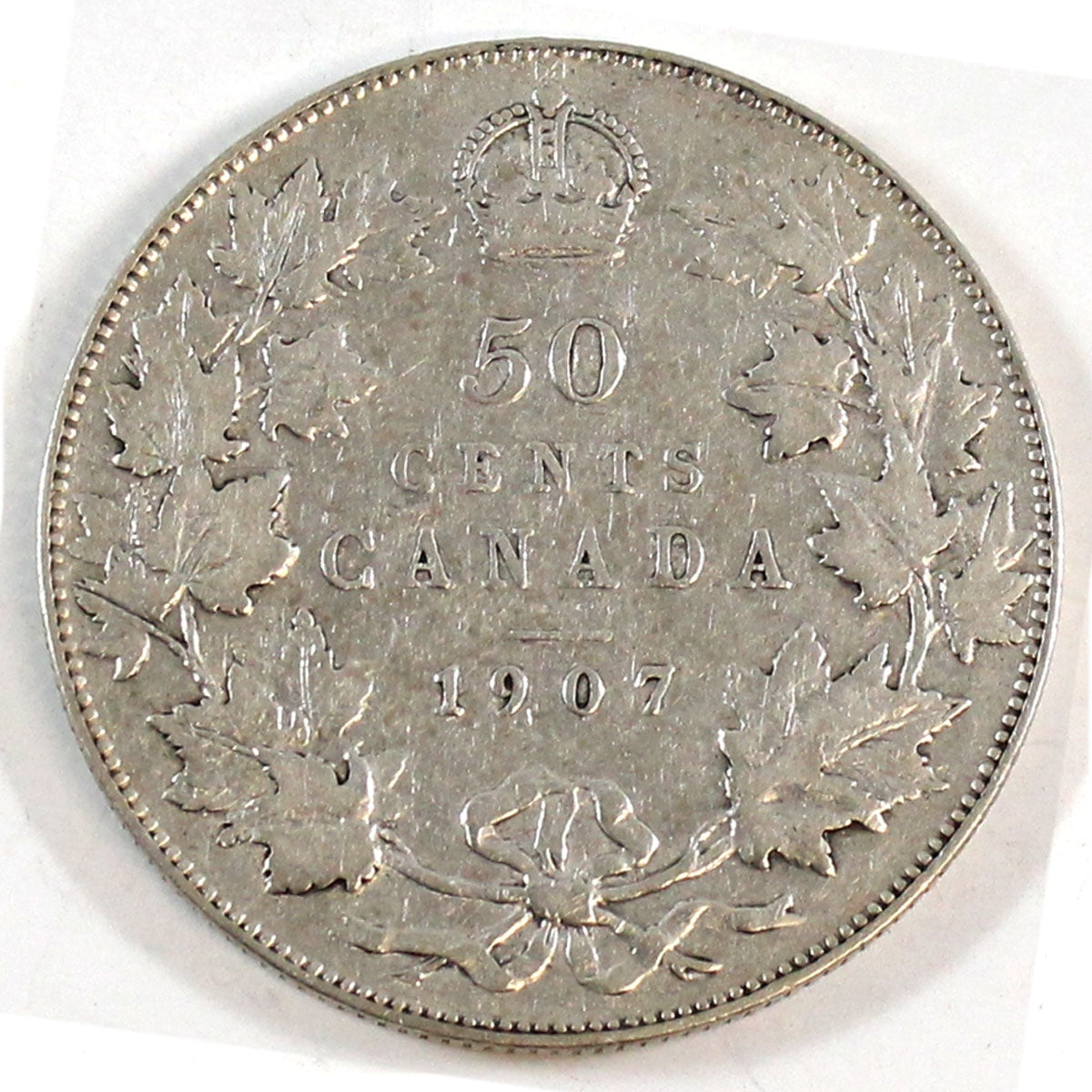 1907 Canada 50-cents Very Fine (VF20) $