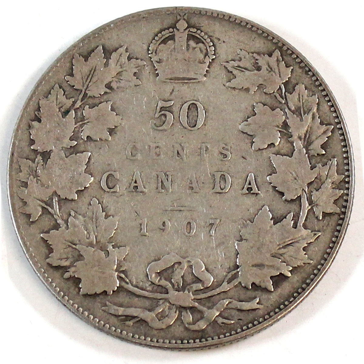 1907 Canada 50-cents VG-F (VG10)