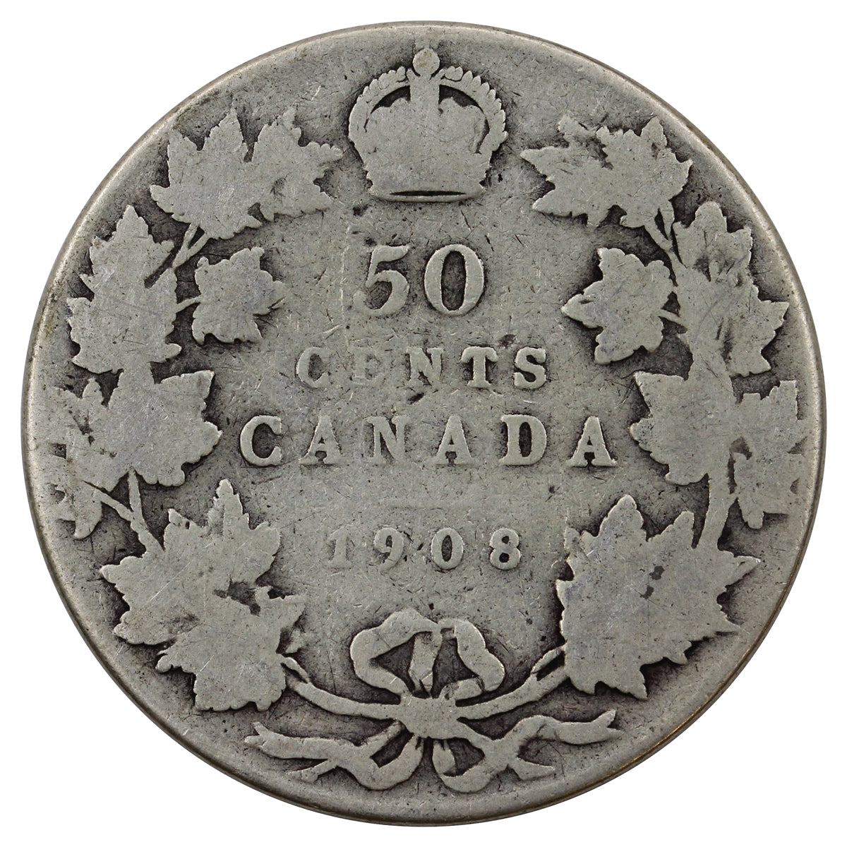 1908 Canada 50-cents Good (G4)