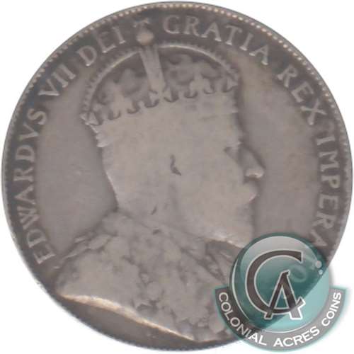 1908 Canada 50-cents VG-F (VG10)