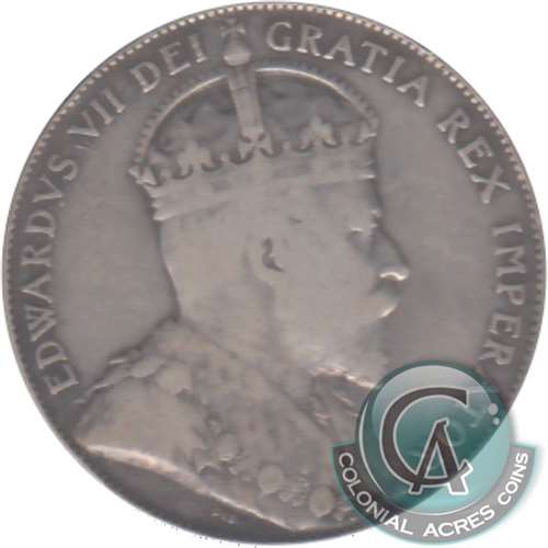 1909 Canada 50-cents Fine (F12) $