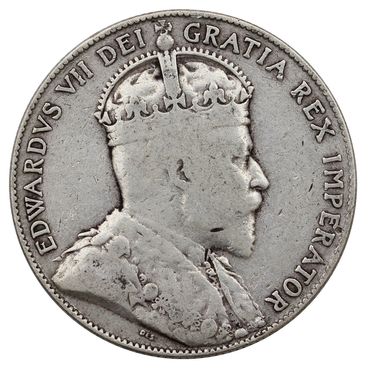 1909 Canada 50-cents VG-F (VG10) $