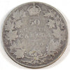 1910 Edwardian Leaves Canada 50-cents Good (G4)