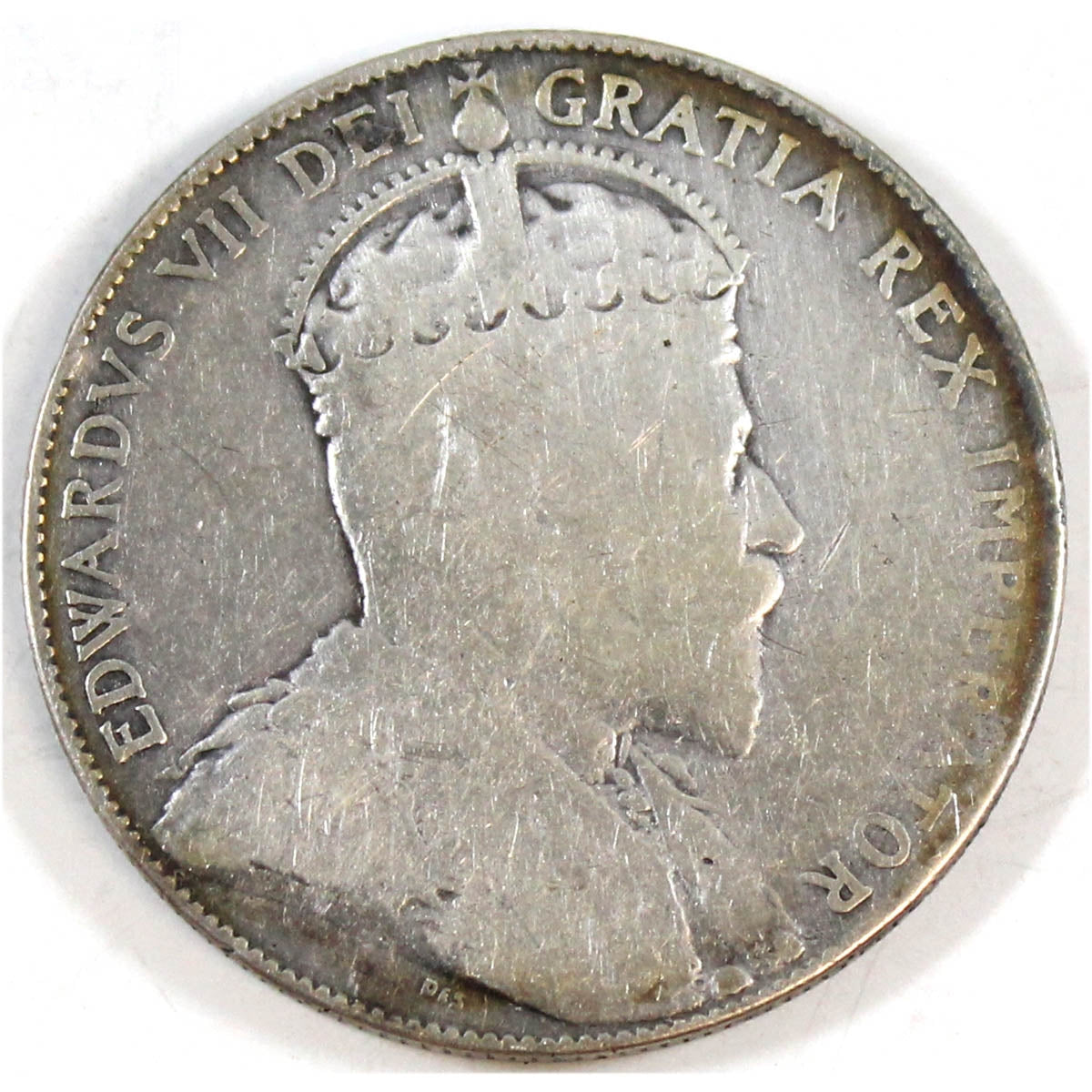 1910 Edwardian Leaves Canada 50-cents G-VG (G6)