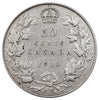 1910 Edwardian Leaves Canada 50-cents Very Fine (VF20) $