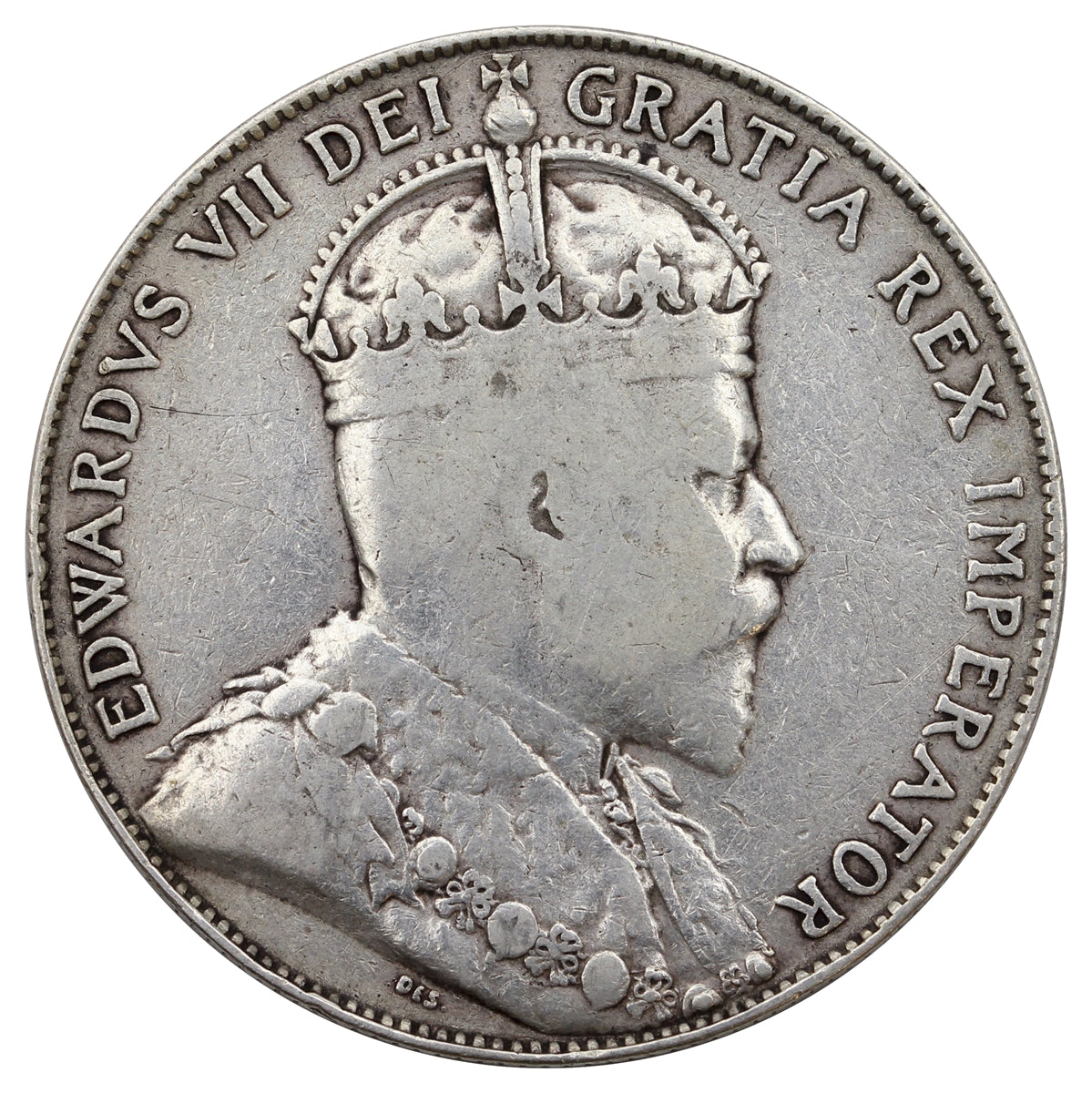 1910 Victorian Leaves Canada 50-cents Fine (F12)