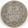 1910 Victorian Leaves Canada 50-cents G-VG (G6)
