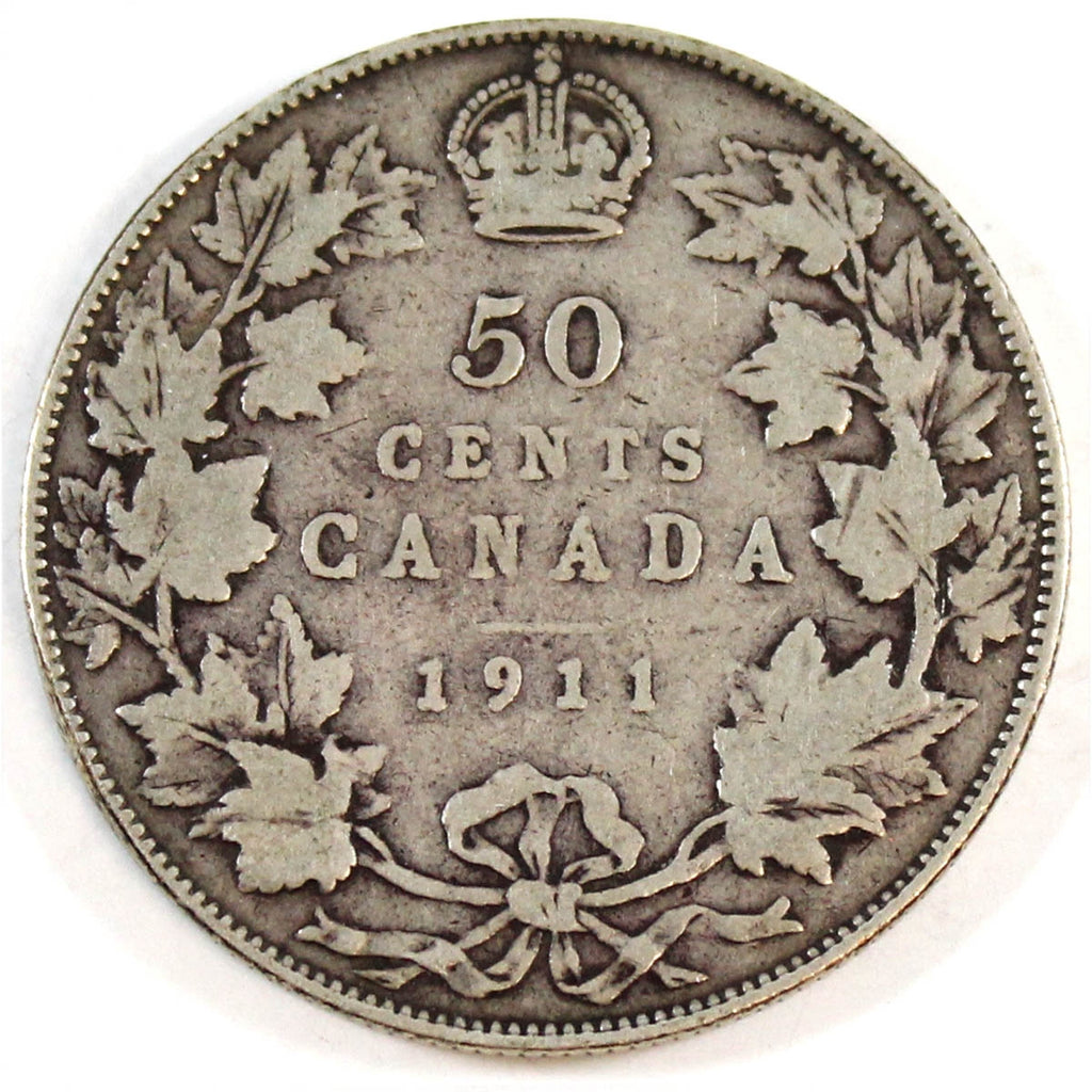 1911 Canada 50-cents G-VG (G6)
