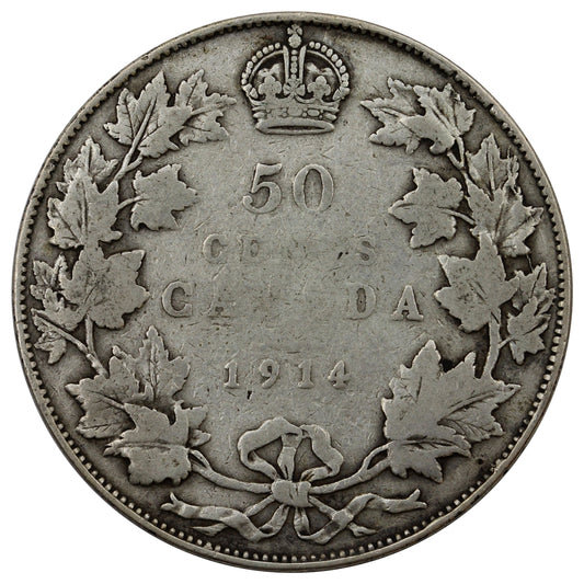 1914 Canada 50-cents G-VG (G6)