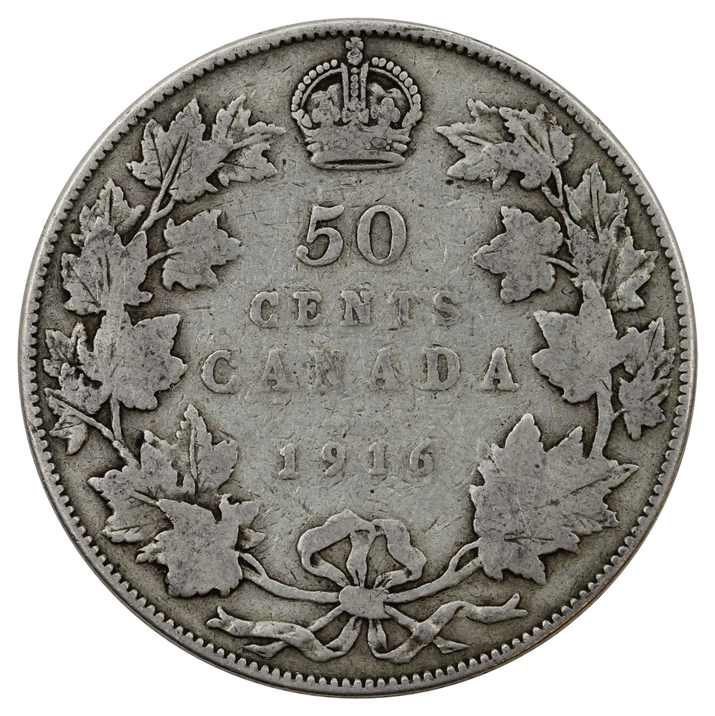 1916 Canada 50-cents Good (G4)