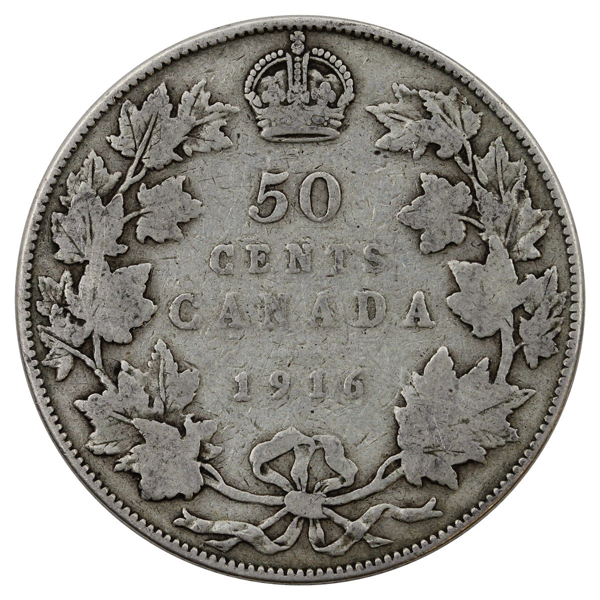1916 Canada 50-cents Good (G4)