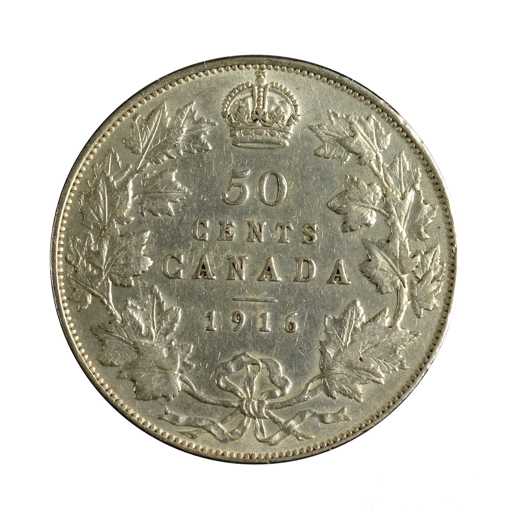 1916 Canada 50-cents Very Fine (VF20) $