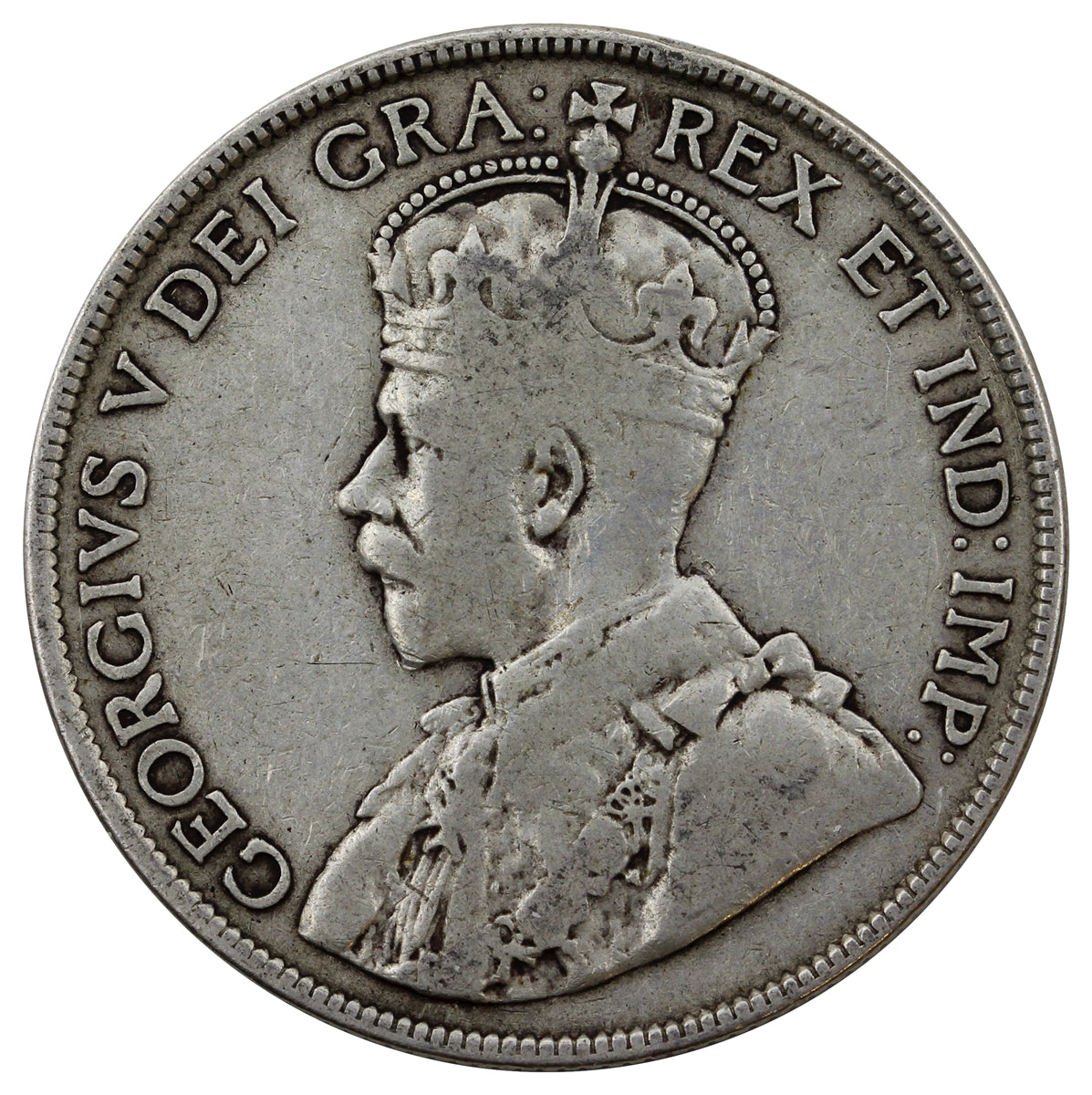 1916 Canada 50-cents VG-F (VG10)
