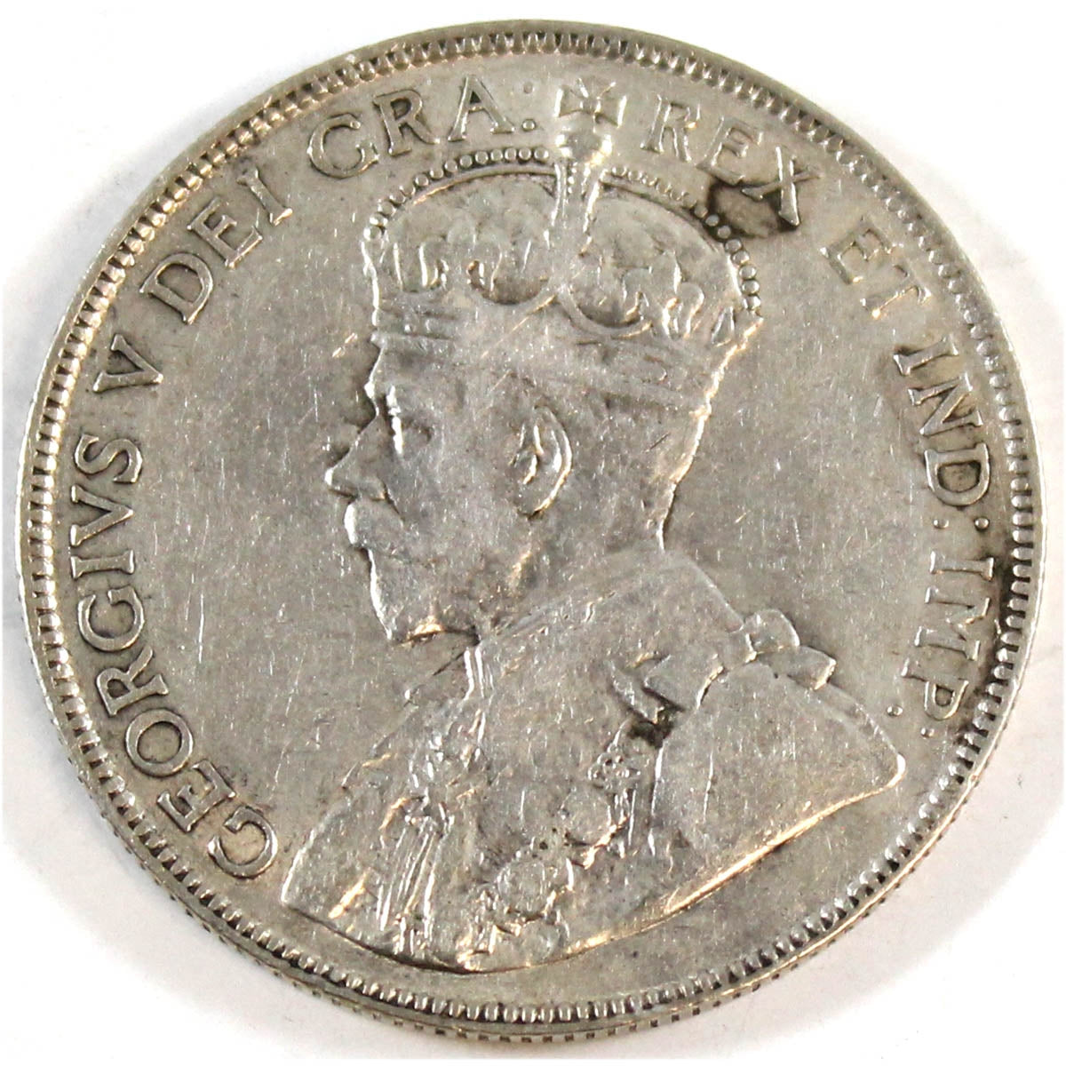1918 Canada 50-cents F-VF (F15)