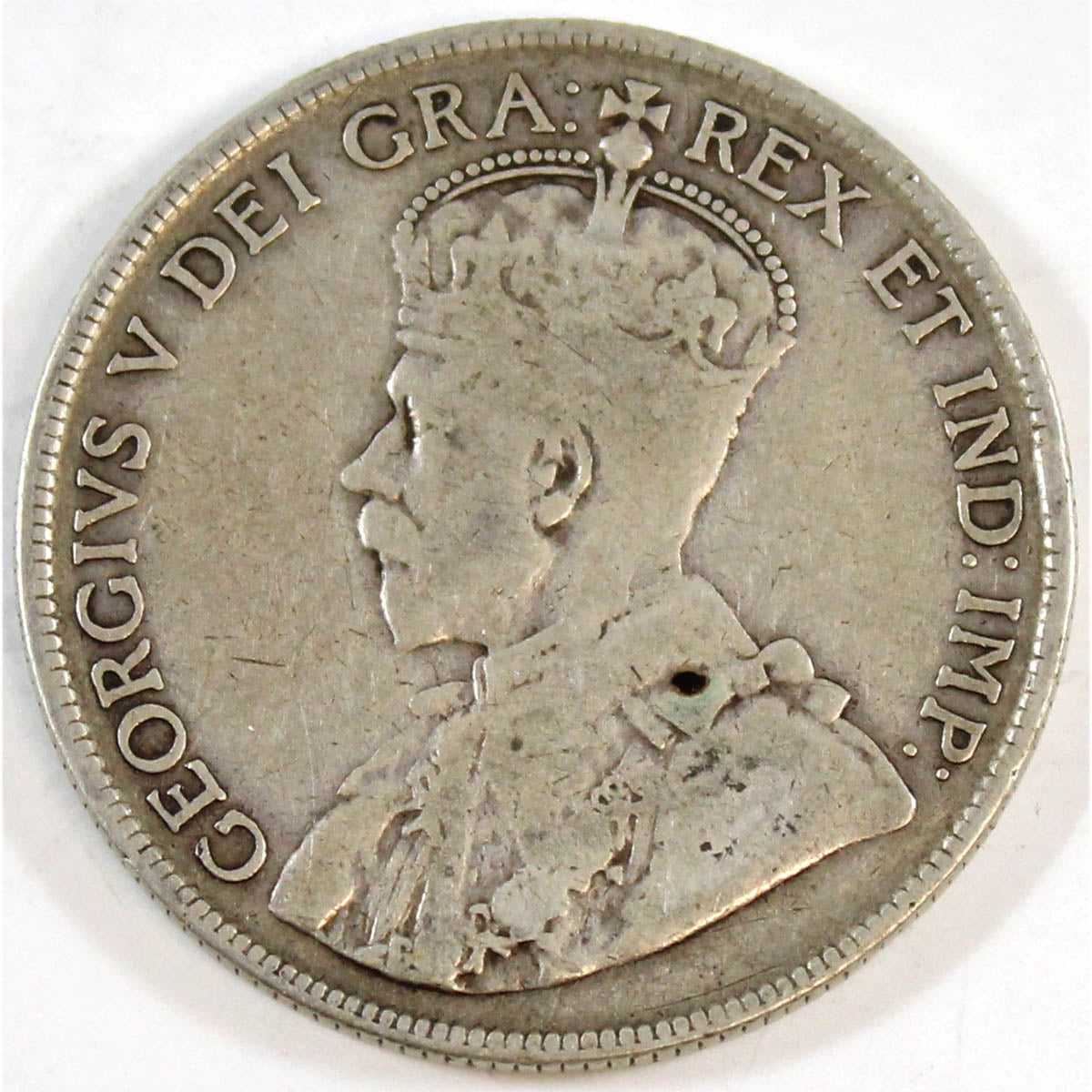 1918 Canada 50-cents Very Good (VG8)