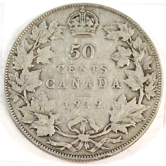 1919 Canada 50-cents VG-F (VG10)