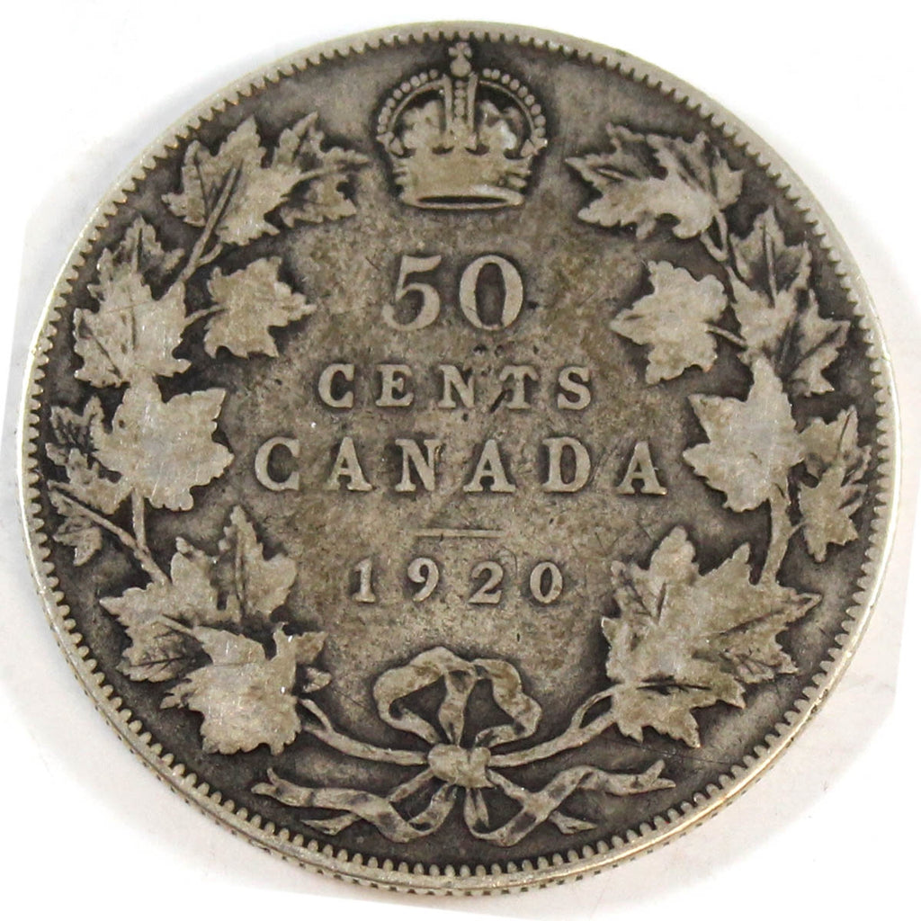 1920 Small 0 Canada 50-cents Good (G4)