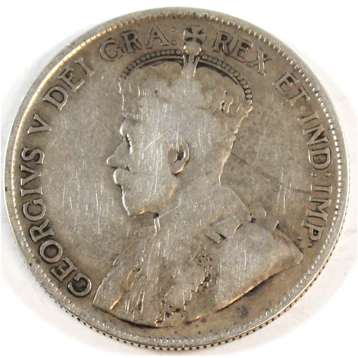 1920 Small 0 Canada 50-cents G-VG (G6)