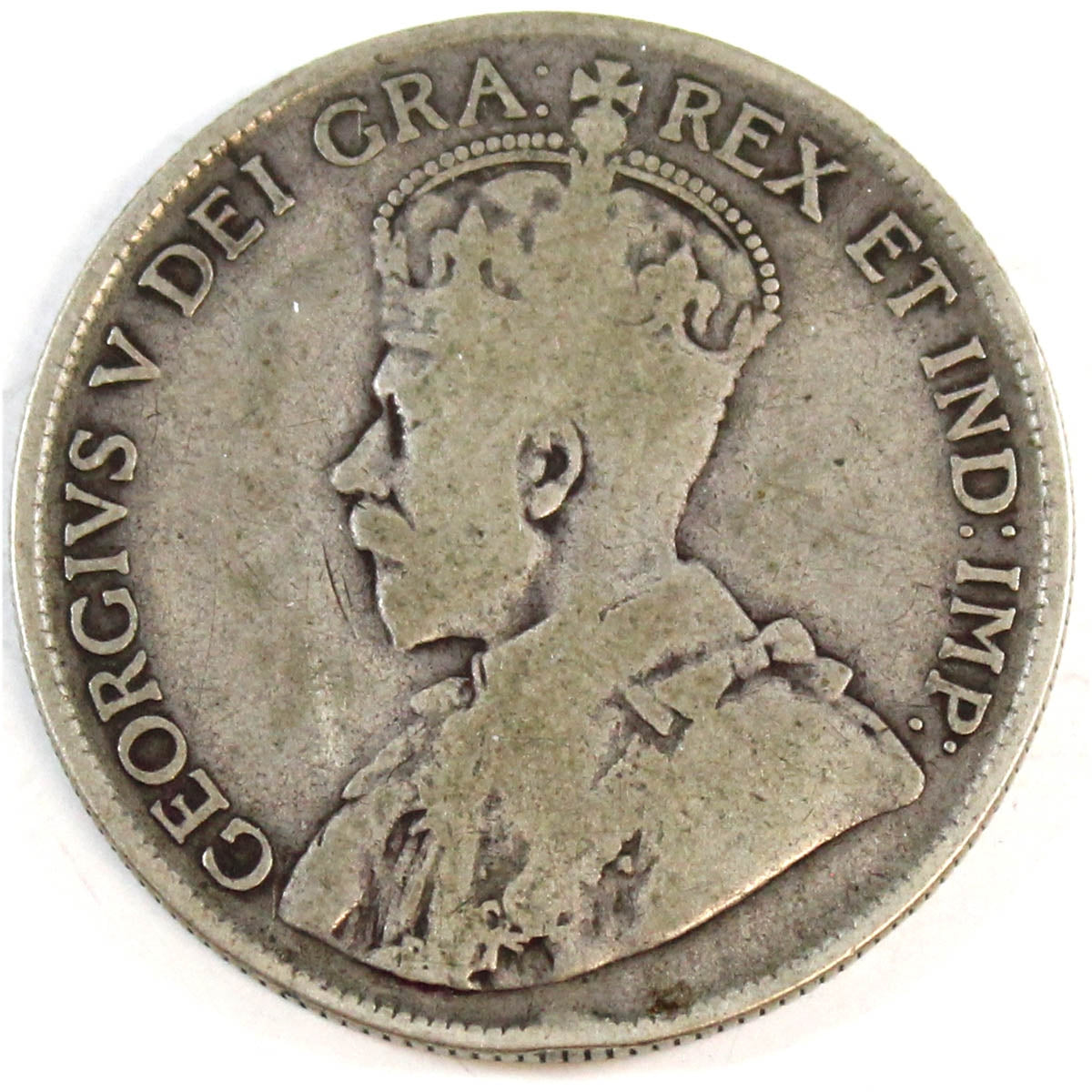 1920 Small 0 Canada 50-cents Very Good (VG8)