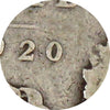 1920 Small 0 Canada 50-cents Very Good (VG8)