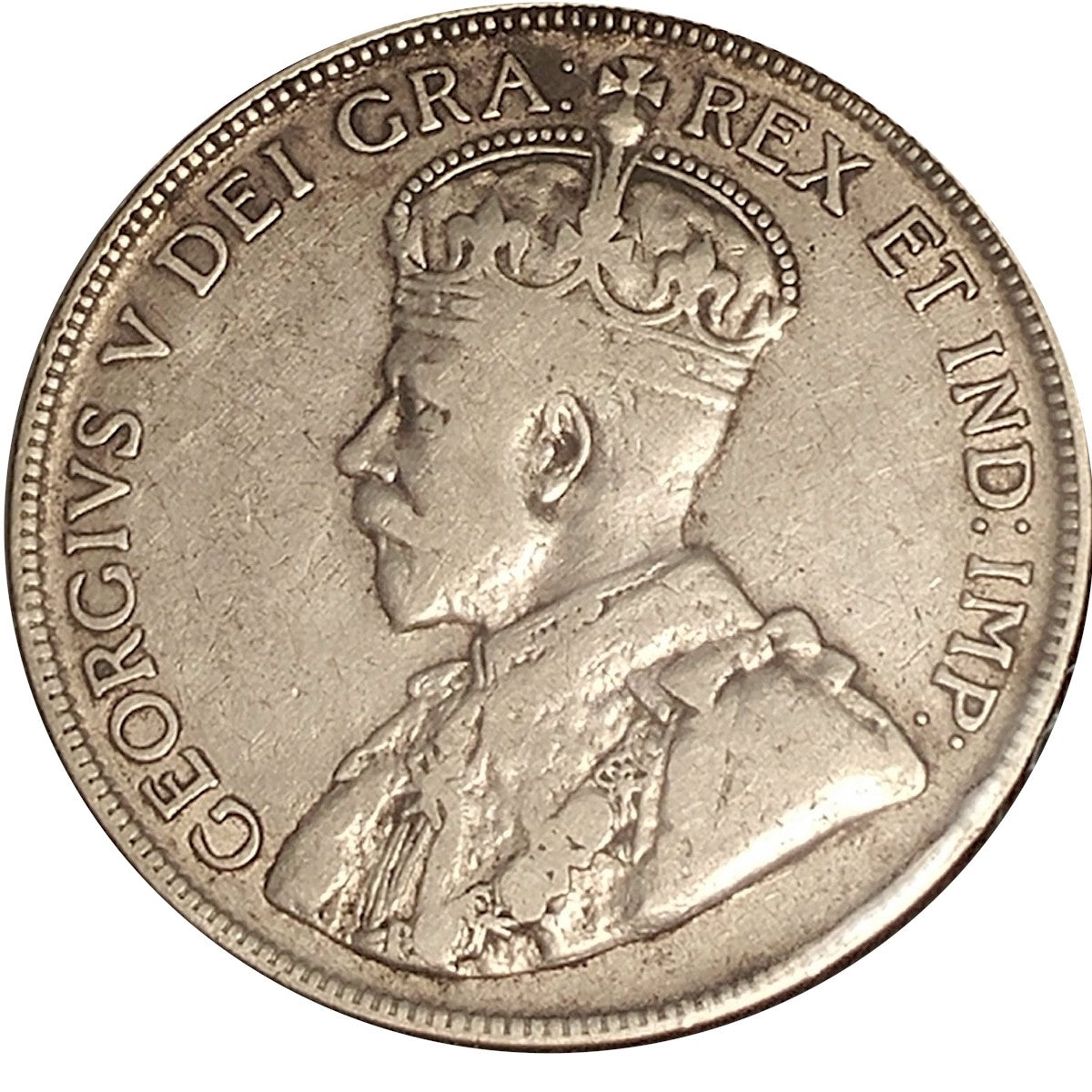 1929 Canada 50-cents F-VF (F15)