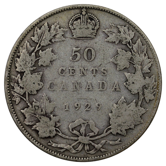 1929 Canada 50-cents G-VG (G6)