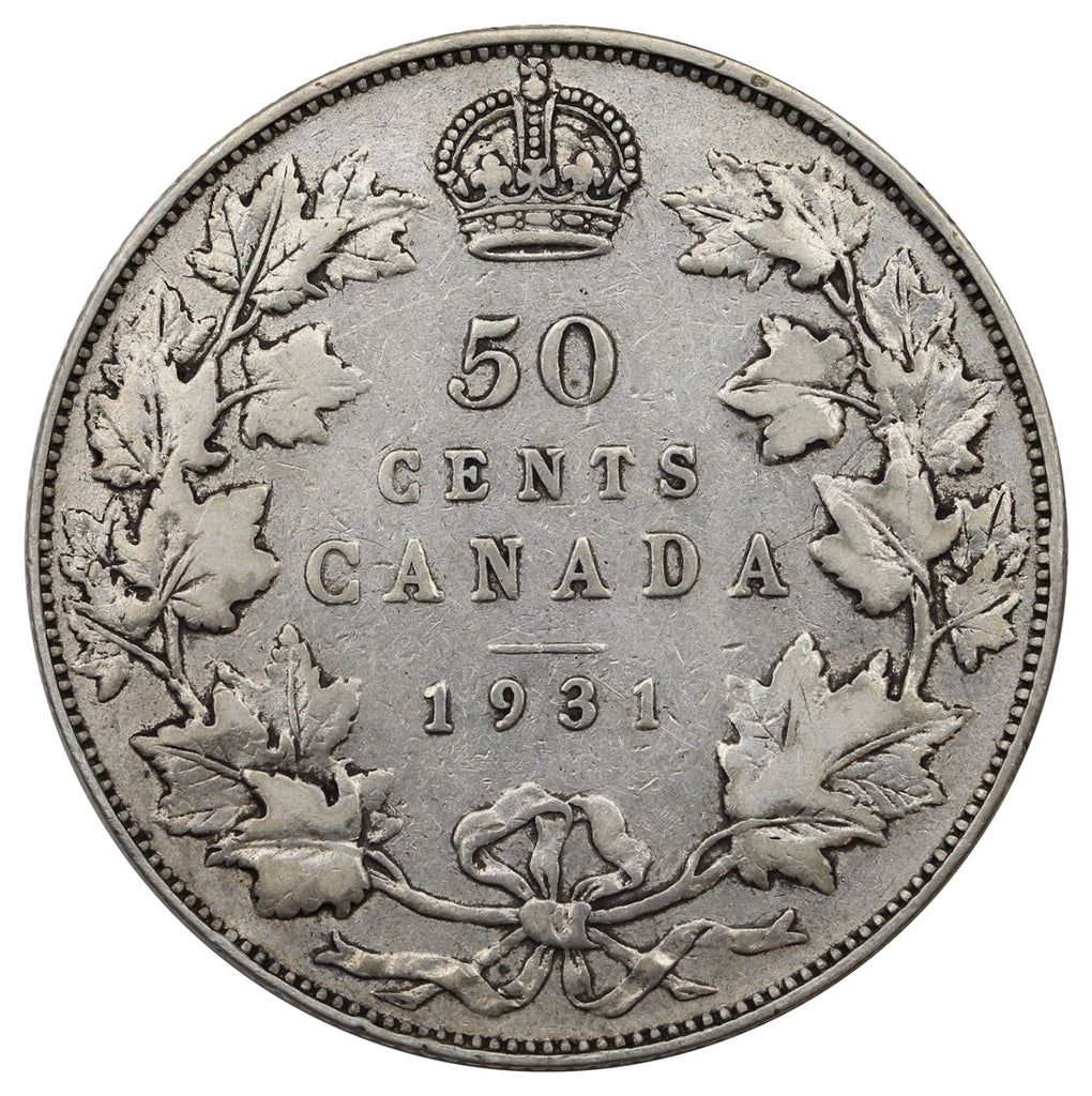 1931 Canada 50-cents Fine (F12)