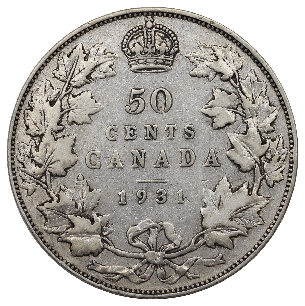 1931 Canada 50-cents Fine (F12)