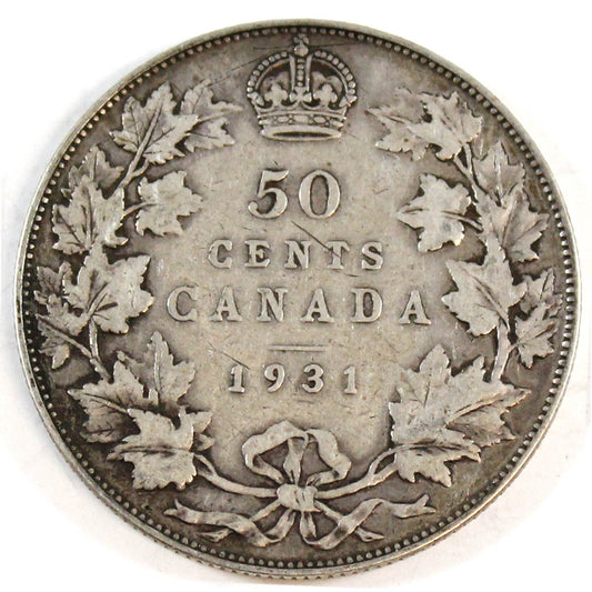 1931 Canada 50-cents VG-F (VG10)