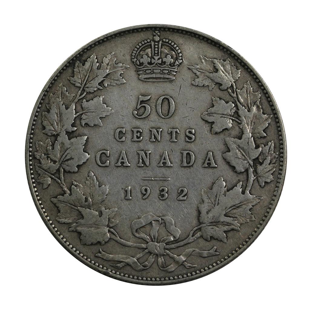 1932 Canada 50-cents Fine (F12) $