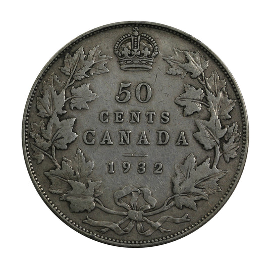 1932 Canada 50-cents Fine (F12) $