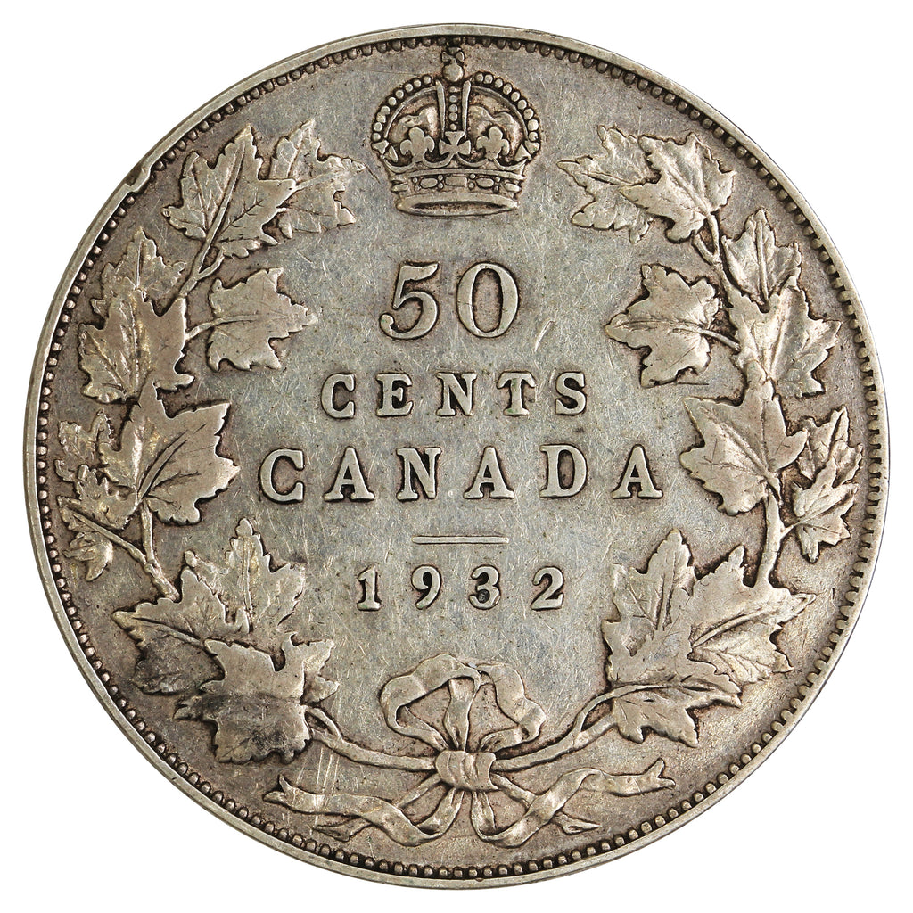 1932 Canada 50-cents Very Fine (VF20) $