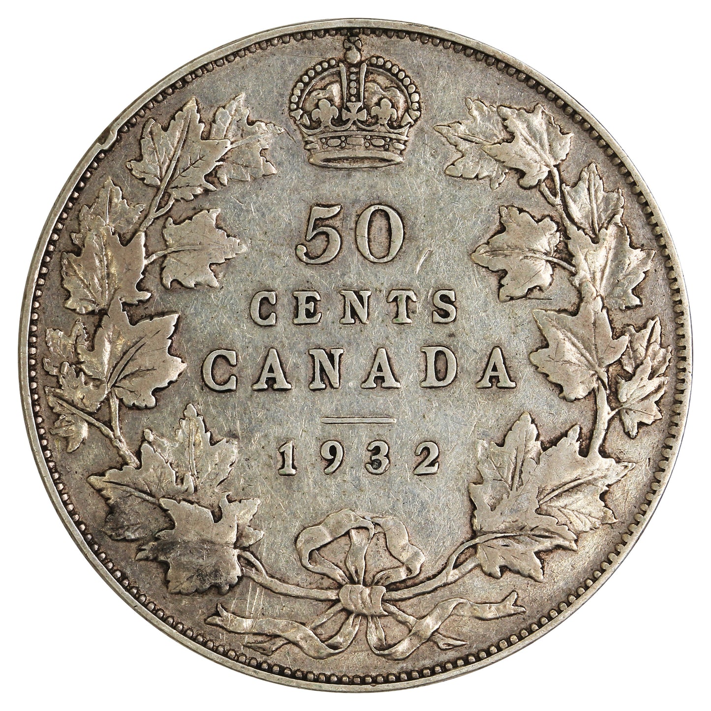 1932 Canada 50-cents Very Fine (VF20) $