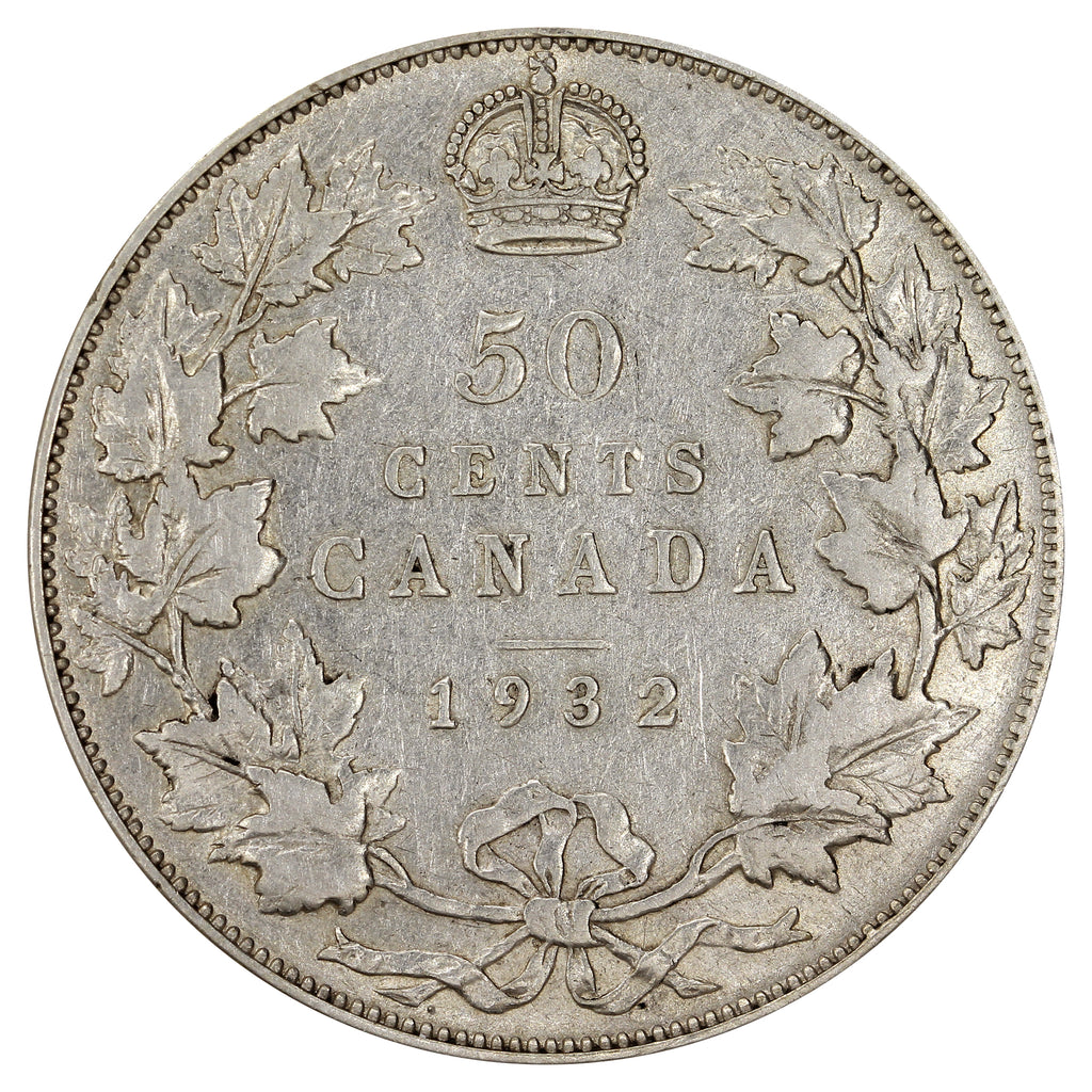 1932 Canada 50-cents VG-F (VG10) $