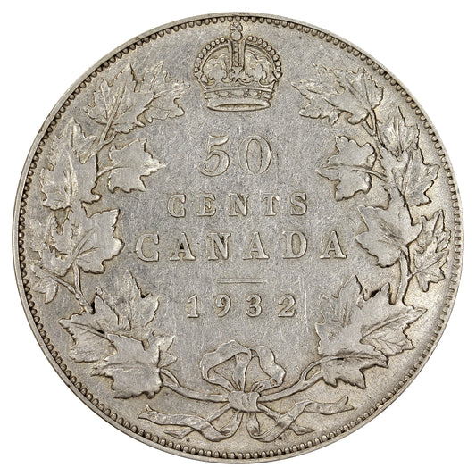 1932 Canada 50-cents VG-F (VG10) $
