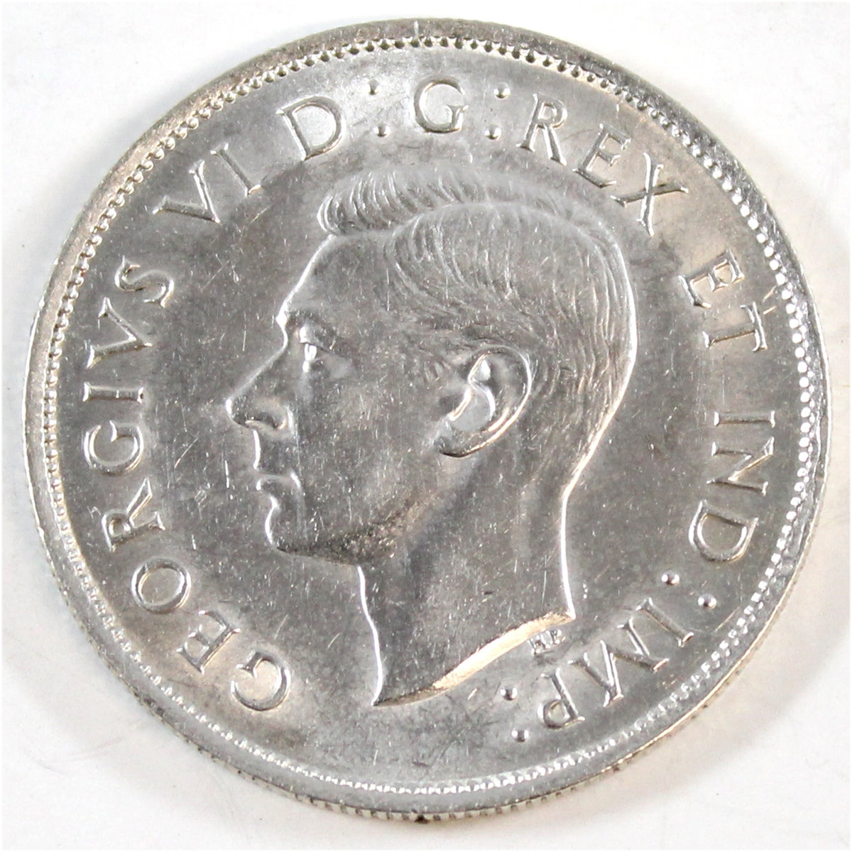 1937 Canada 50-cents AU-UNC (AU55)