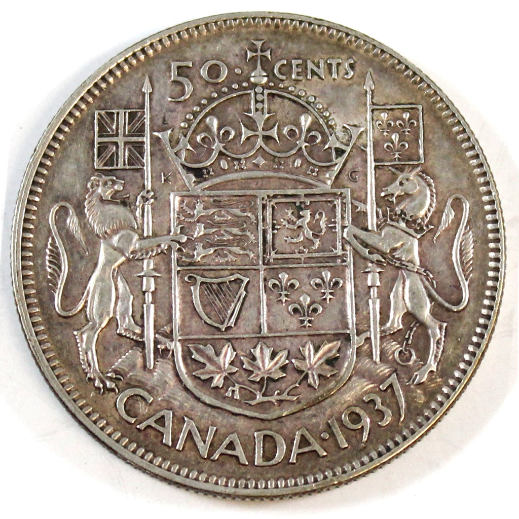 1937 Canada 50-cents VF-EF (VF30)