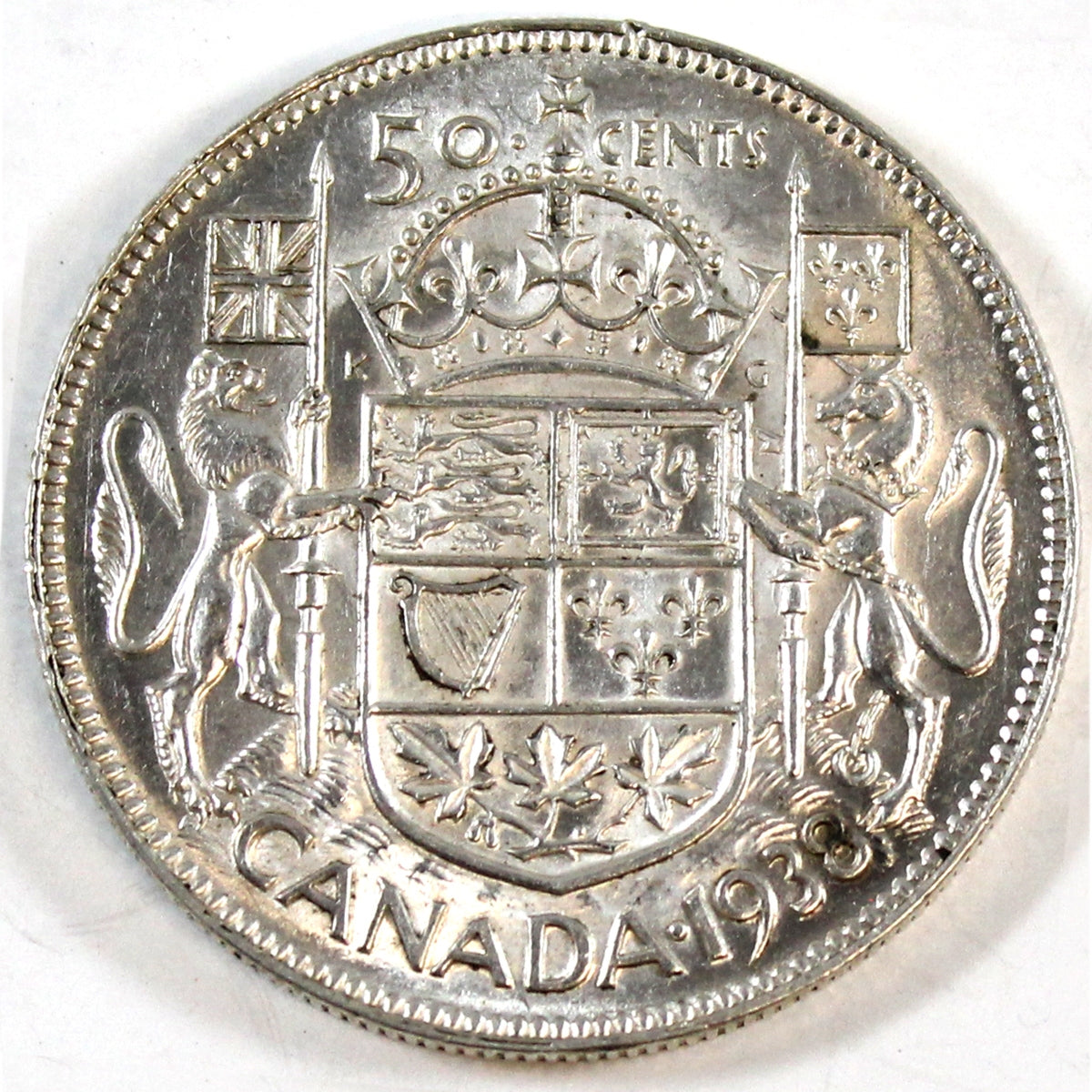 1938 Canada 50-cents EF-AU (EF45)