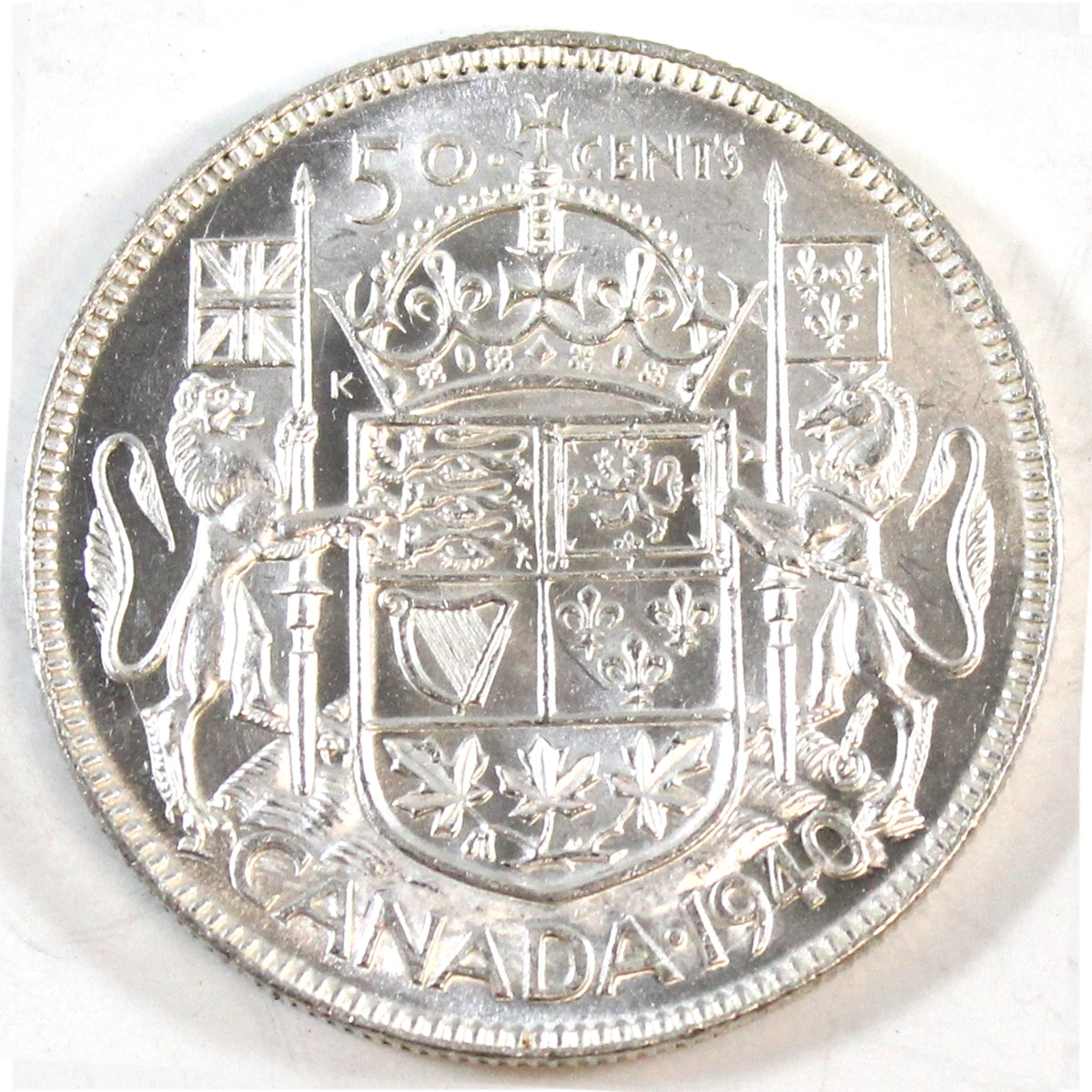 1940 Canada 50-cents AU-UNC (AU55)
