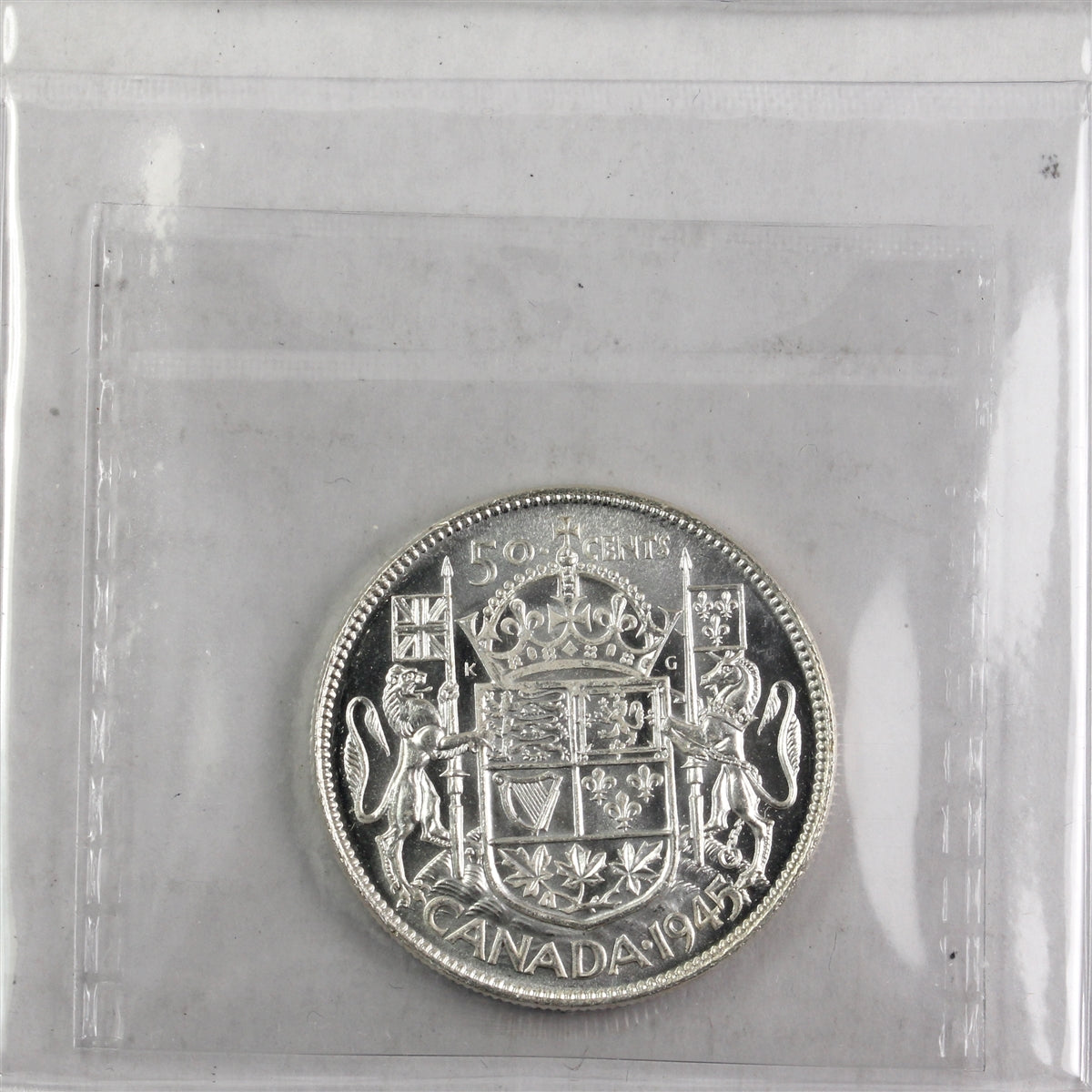 1945 Canada 50-cents ICCS Certified MS62