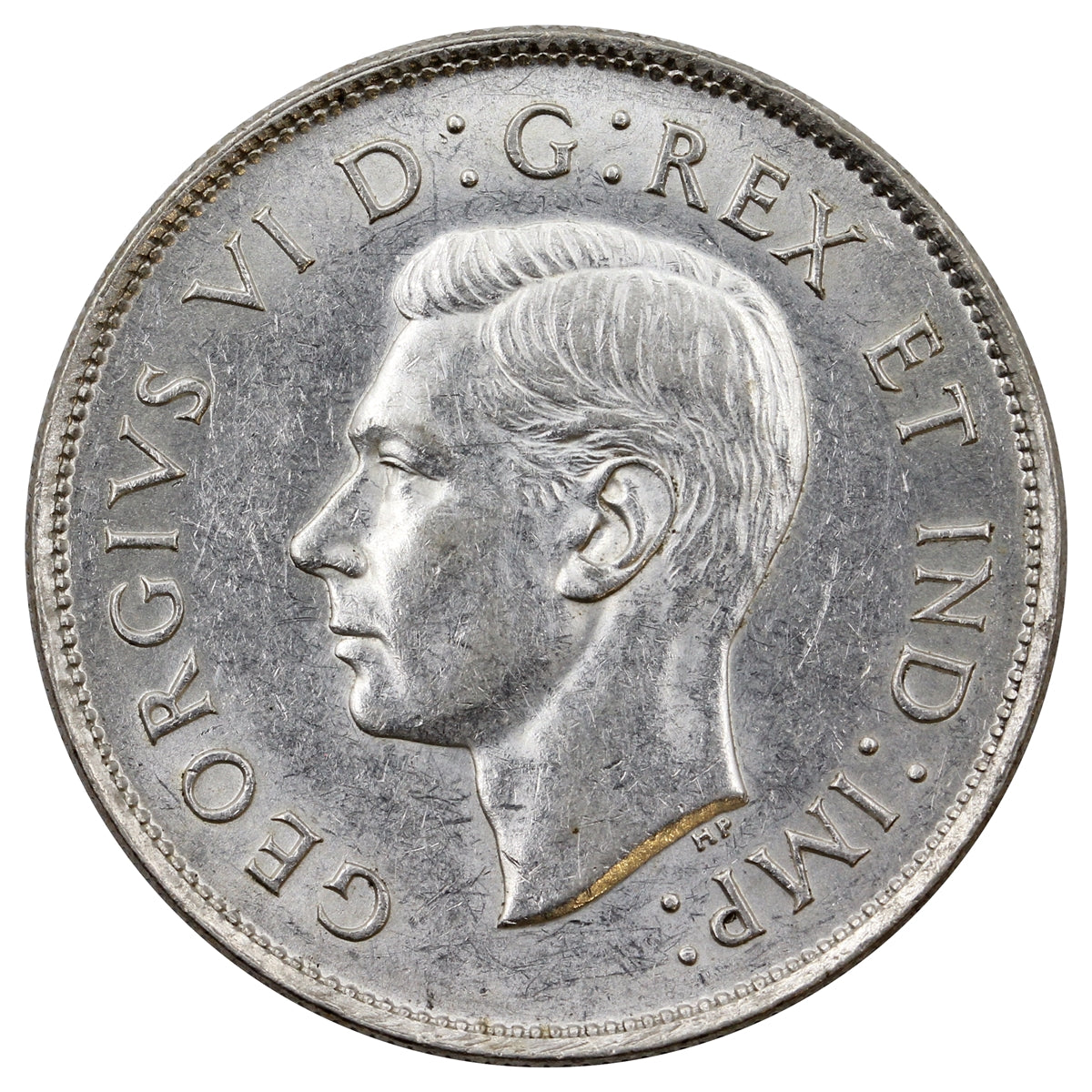 1942 Canada 50-cents Almost Uncirculated (AU50)