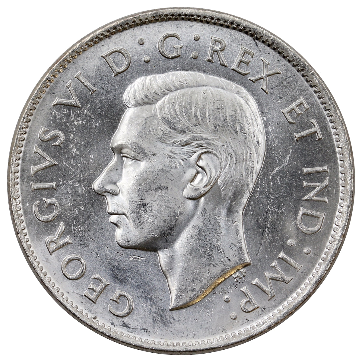 1943 Canada 50-cents Brilliant Uncirculated (MS-63) $