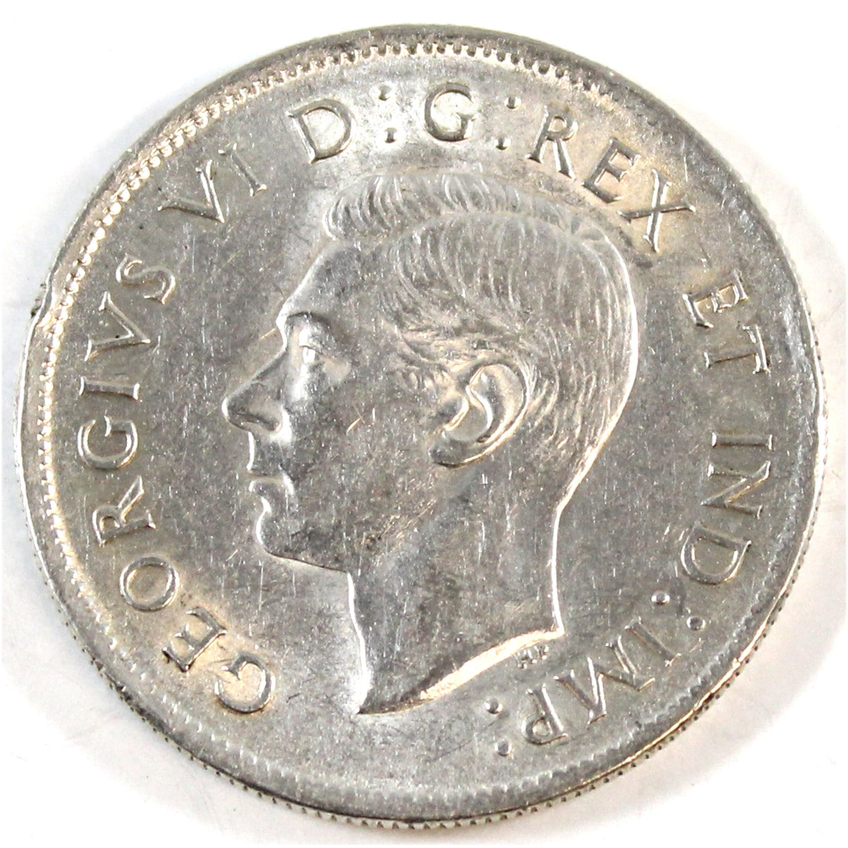 1943 Double Die 3 Canada 50-cents EF-AU (EF45)