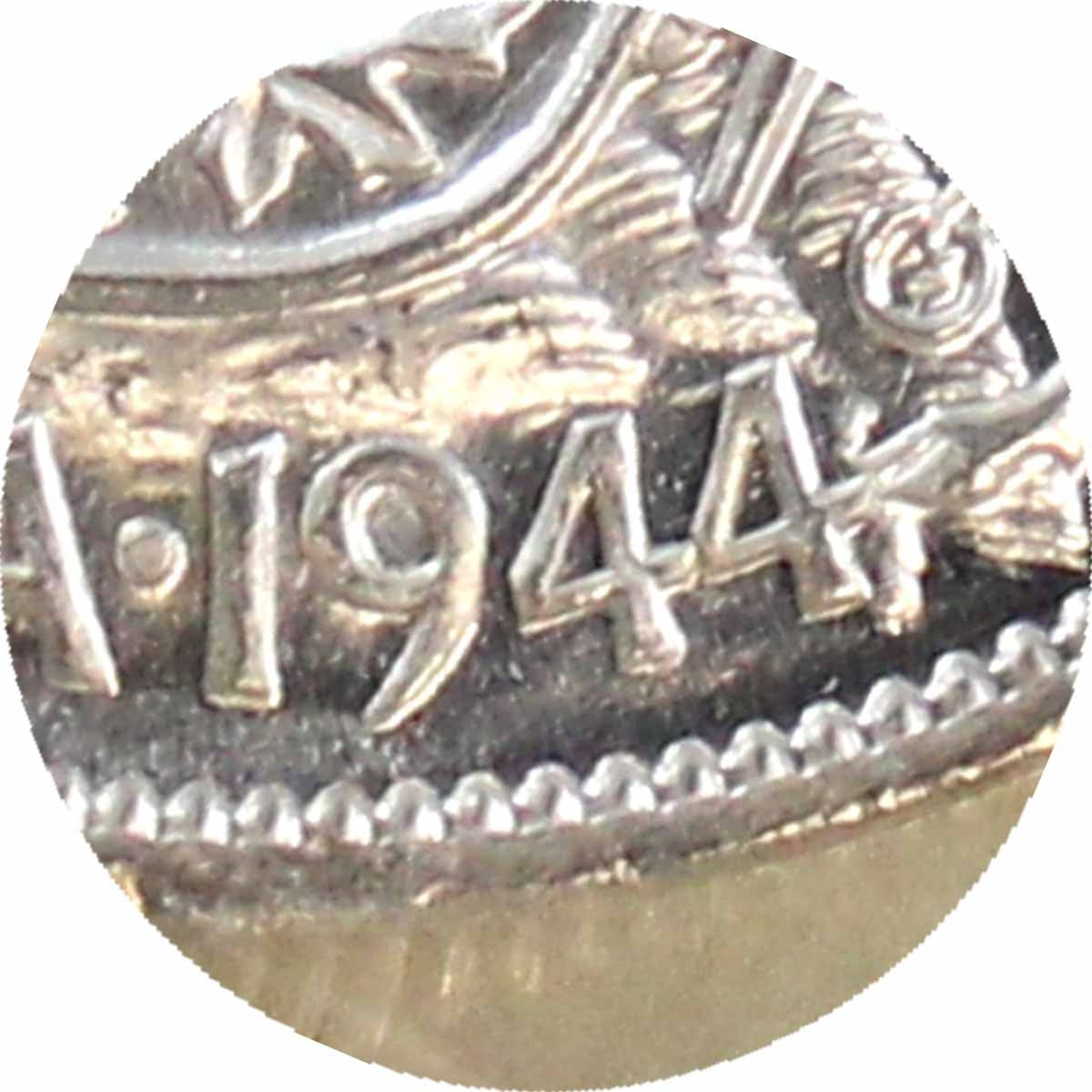 1944 Near 4 Canada 50-cents ICCS Certified MS64