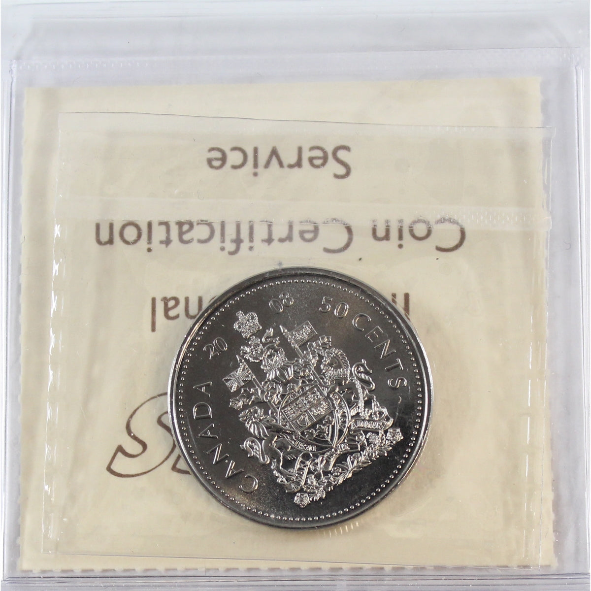 2008 Canada 50-cents ICCS Certified MS67