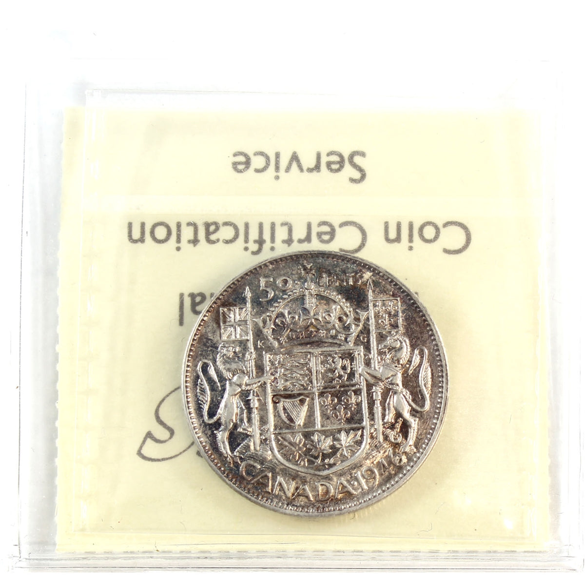 1946 Design in 6 Canada 50-cents ICCS Certified VF-30