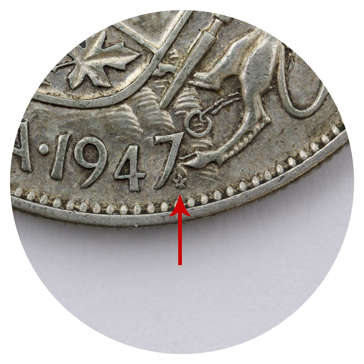 1947 Maple Leaf Canada 50-cents Very Fine (VF-20) $