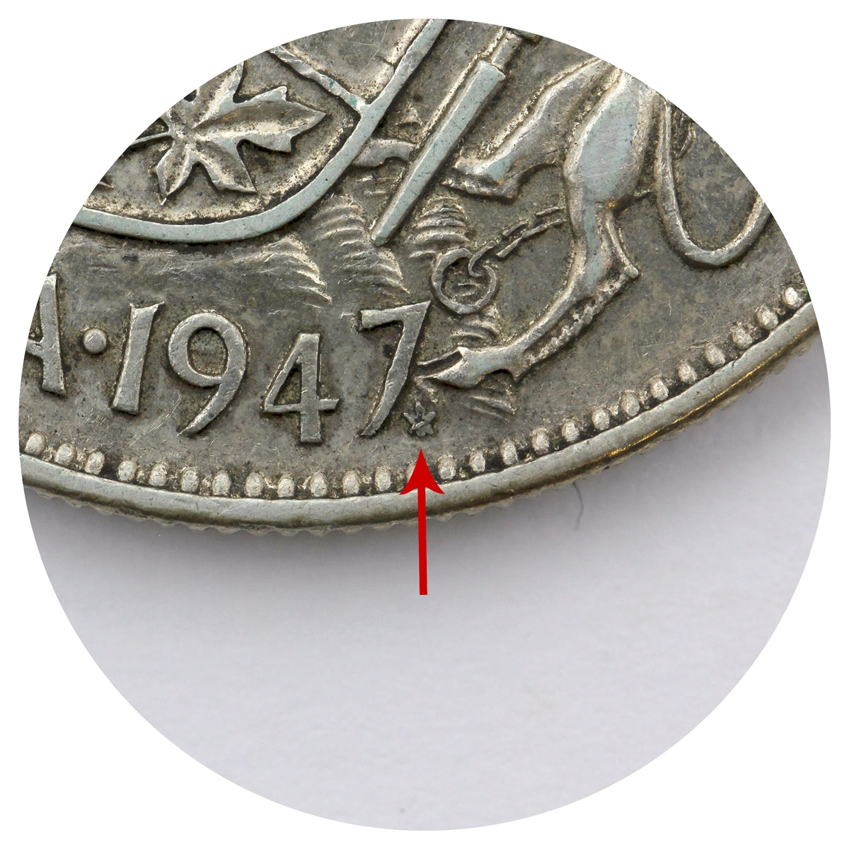 1947 Maple Leaf Canada 50-cents VF-EF (VF-30) $